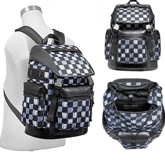 Coach Terrain Trek Pack with Graphic Print Black - Picture 1 of 8